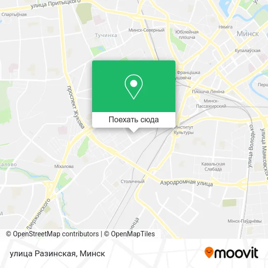 Карта улица Разинская