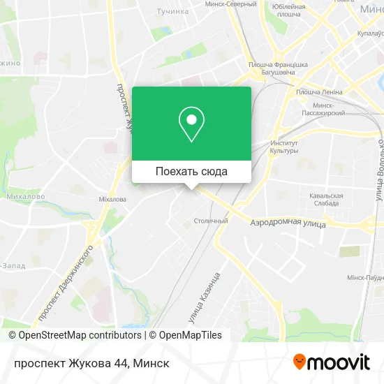 Карта проспект Жукова 44