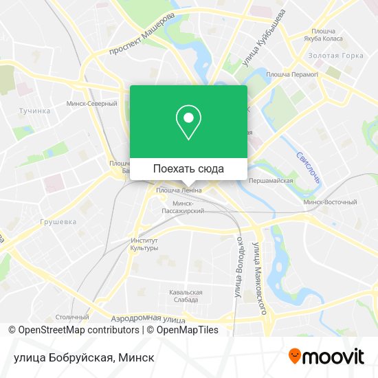 Карта улица Бобруйская
