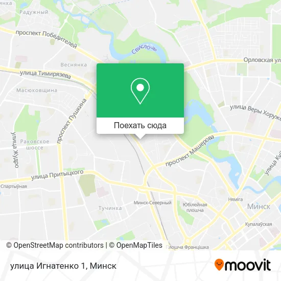 Карта улица Игнатенко 1