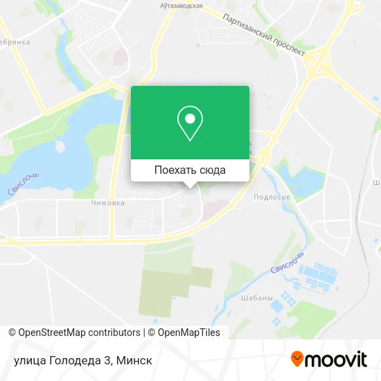 Карта улица Голодеда 3