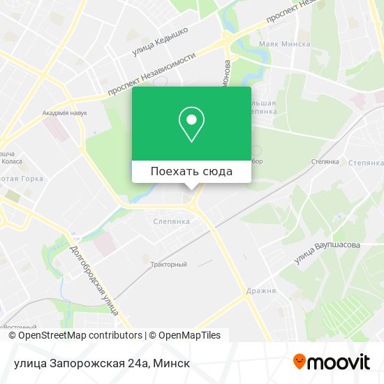 Карта улица Запорожская 24а