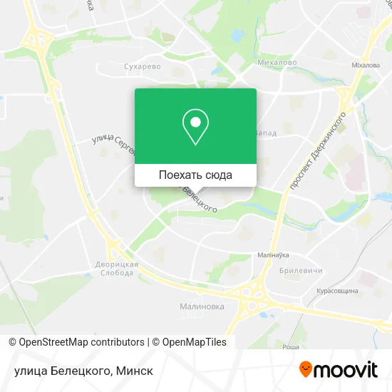 Карта улица Белецкого