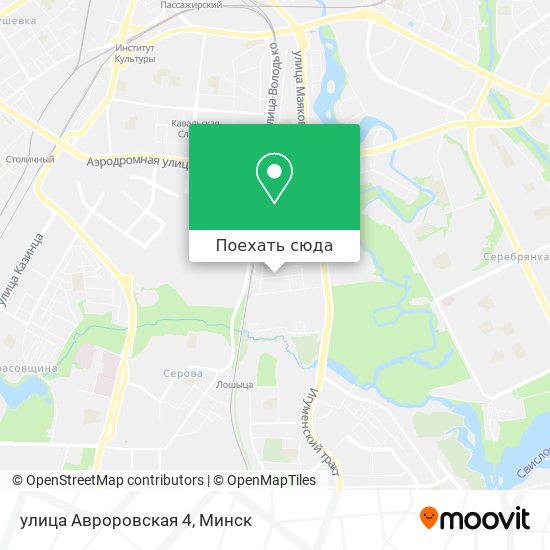 Карта улица Авроровская 4
