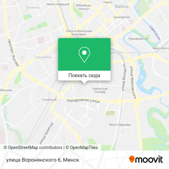 Карта улица Воронянского 6