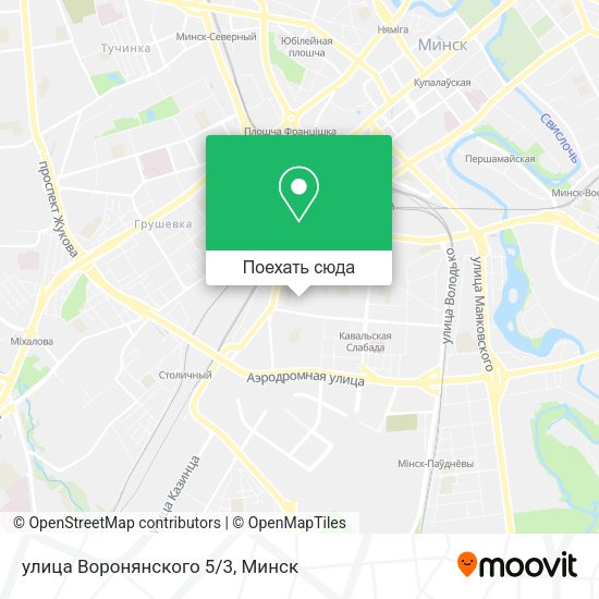 Карта улица Воронянского 5/3