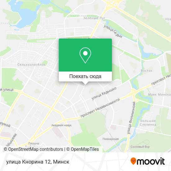 Карта улица Кнорина 12
