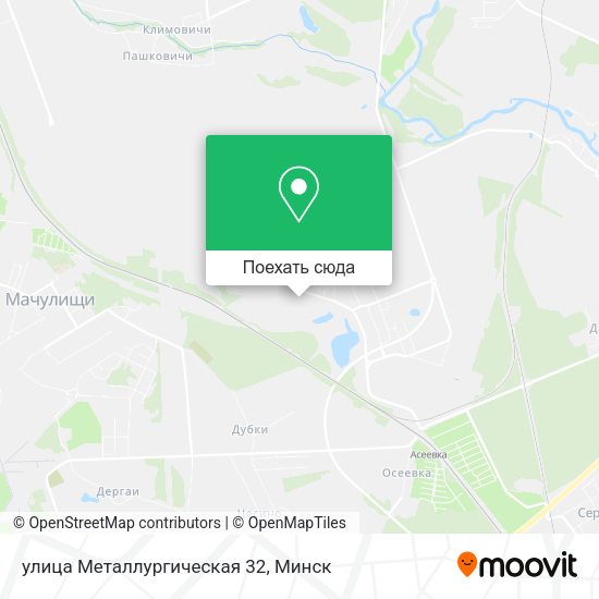 Карта улица Металлургическая 32