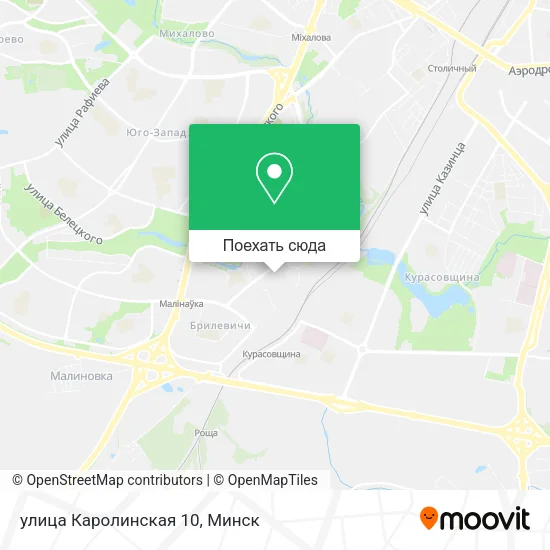 Карта улица Каролинская 10