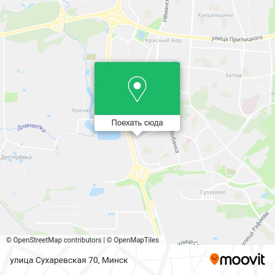 Карта улица Сухаревская 70