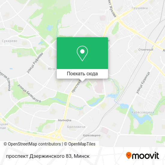 Карта проспект Дзержинского 83