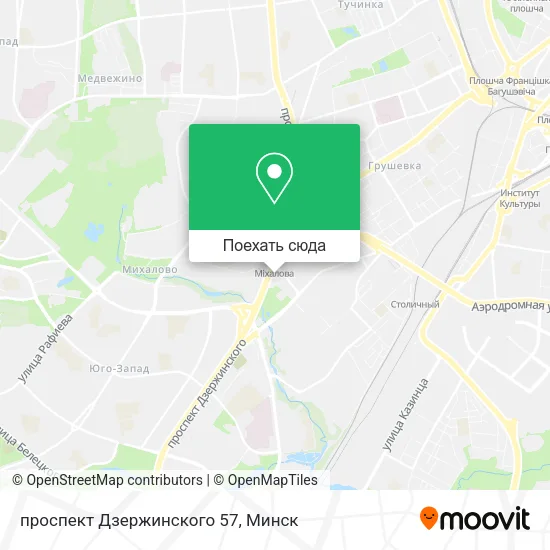 Карта проспект Дзержинского 57