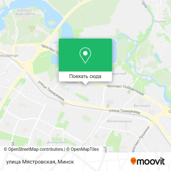 Карта улица Мястровская