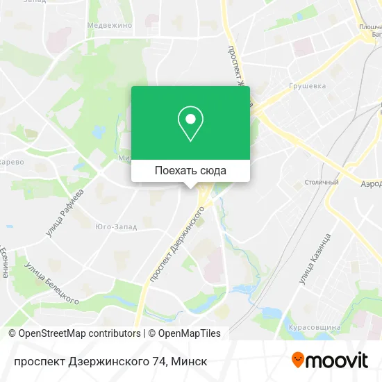Карта проспект Дзержинского 74