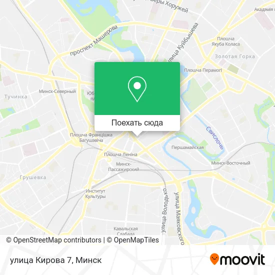Карта улица Кирова 7