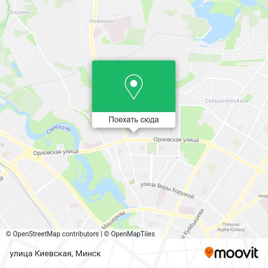 Карта улица Киевская