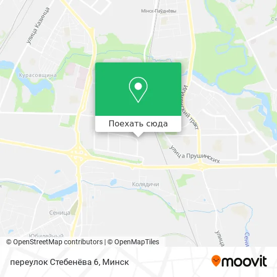 Карта переулок Стебенёва 6