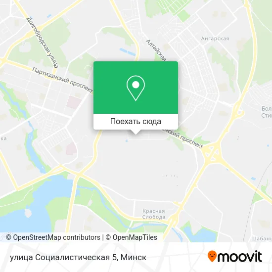 Карта улица Социалистическая 5