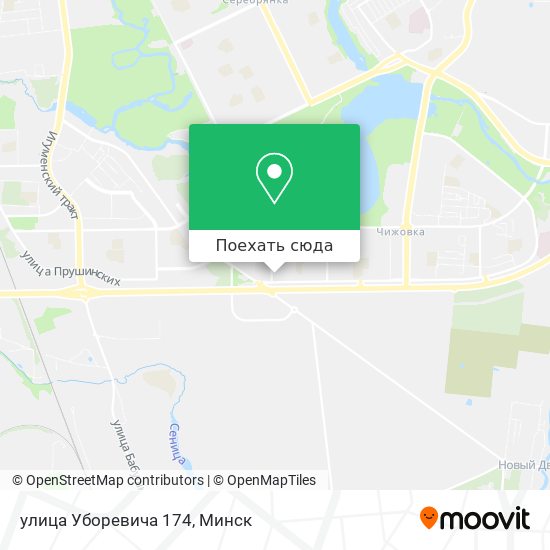 Карта улица Уборевича 174