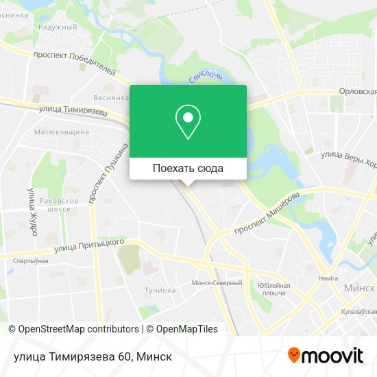 Карта улица Тимирязева 60