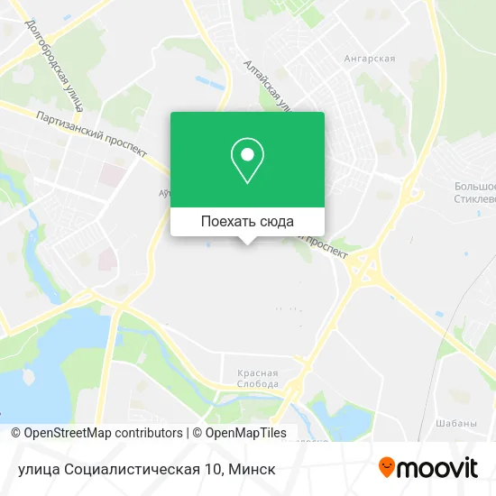 Карта улица Социалистическая 10
