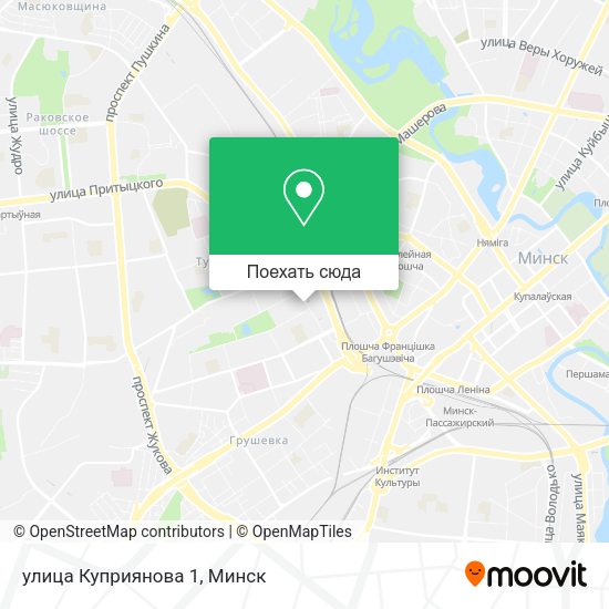 Карта улица Куприянова 1