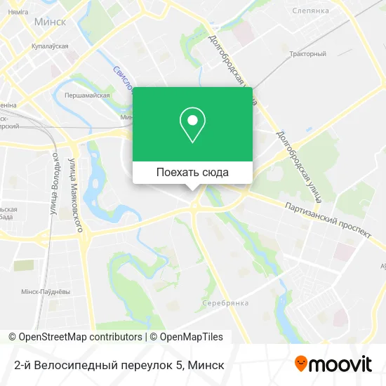 Карта 2-й Велосипедный переулок 5
