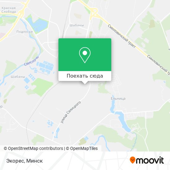 Карта Экорес