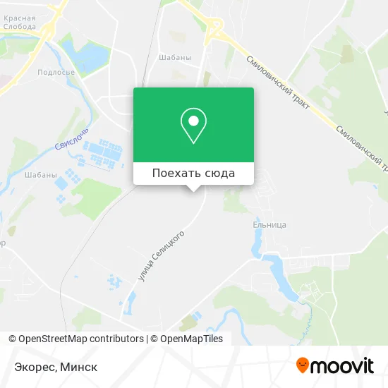 Карта Экорес