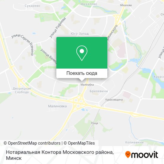 Карта Нотариальная Контора Московского района