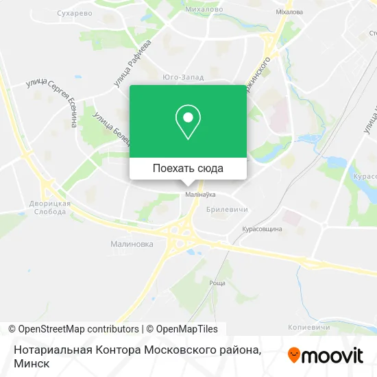 Карта Нотариальная Контора Московского района