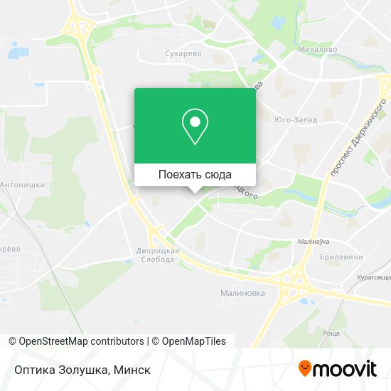 Карта Оптика Золушка