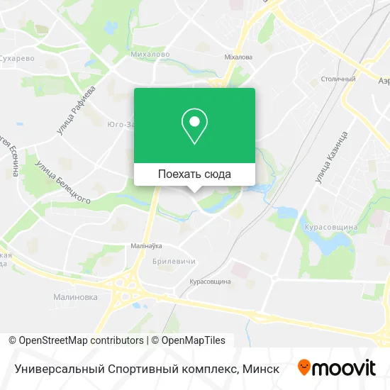 Карта Универсальный Спортивный комплекс