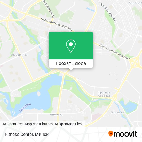 Карта Fitness Center