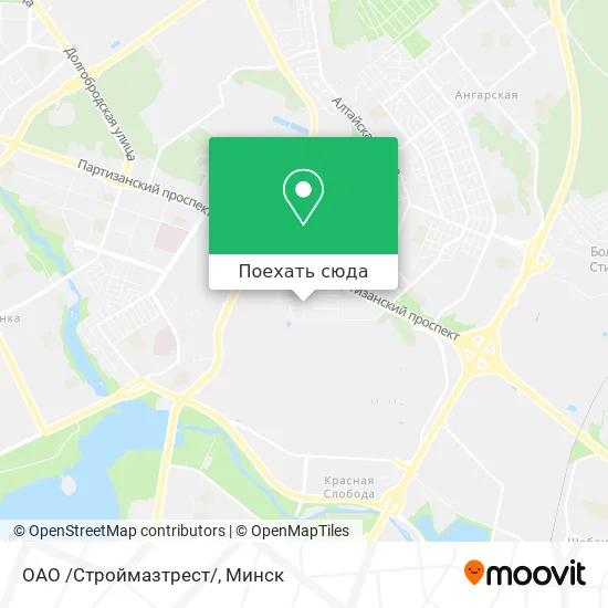 Карта ОАО /Строймазтрест/