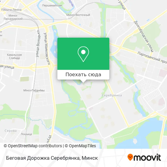 Карта Беговая Дорожка Серебрянка