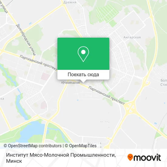 Карта Институт Мясо-Молочной Промышленности