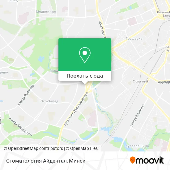 Карта Стоматология Айдентал