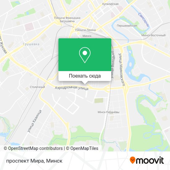 Карта проспект Мира