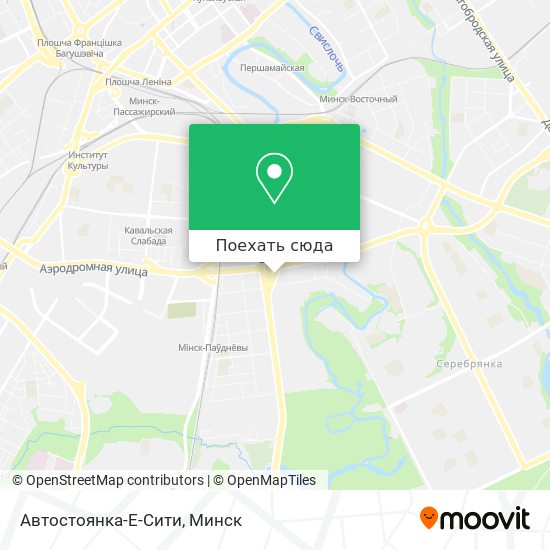 Карта Автостоянка-Е-Сити