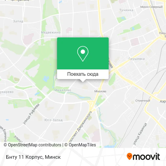 Карта Бнту 11 Корпус