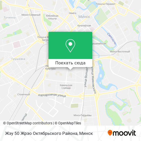 Карта Жэу 50 Жрэо Октябрьского Района