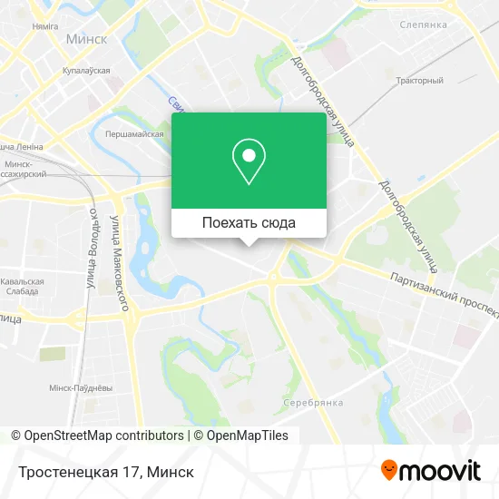 Карта Тростенецкая 17