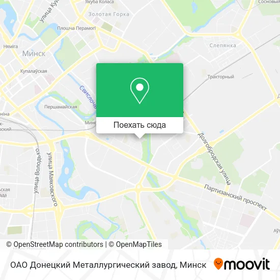 Карта ОАО Донецкий Металлургический завод