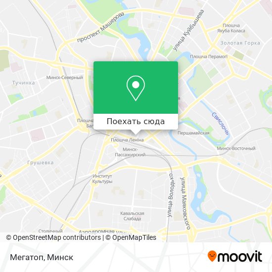Карта Мегатоп