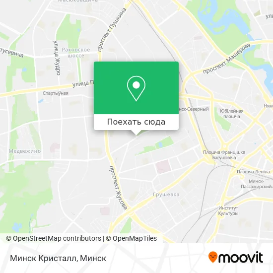 Карта Минск Кристалл