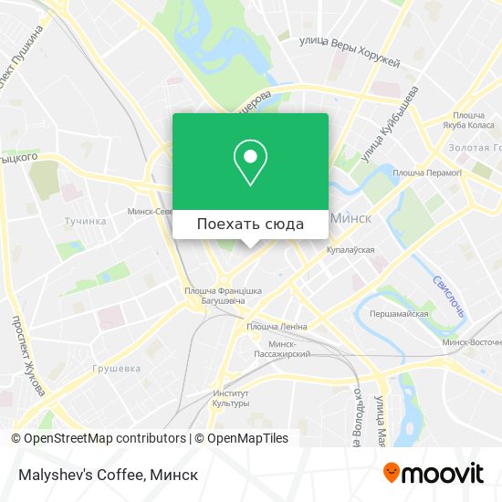 Карта Malyshev's Coffee