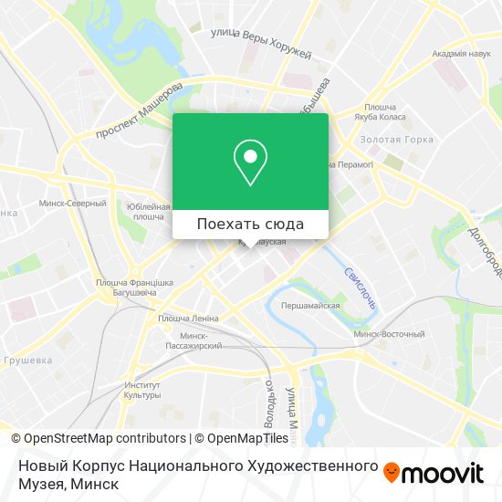 Карта Новый Корпус Национального Художественного Музея
