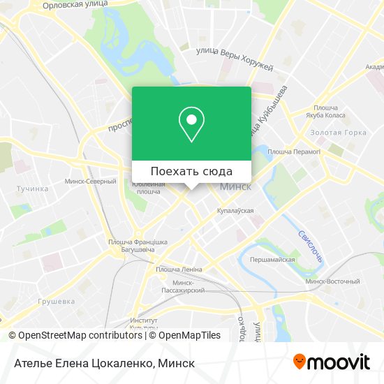 Карта Ателье Елена Цокаленко