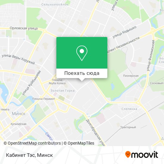 Карта Кабинет Тэс